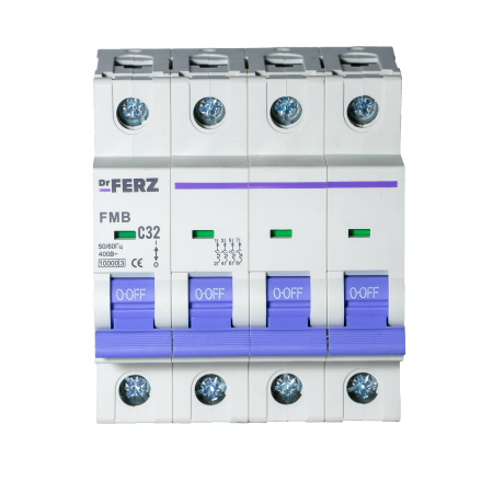 FMB-C 10kA 4P 32 х-ка C Автоматический выключатель